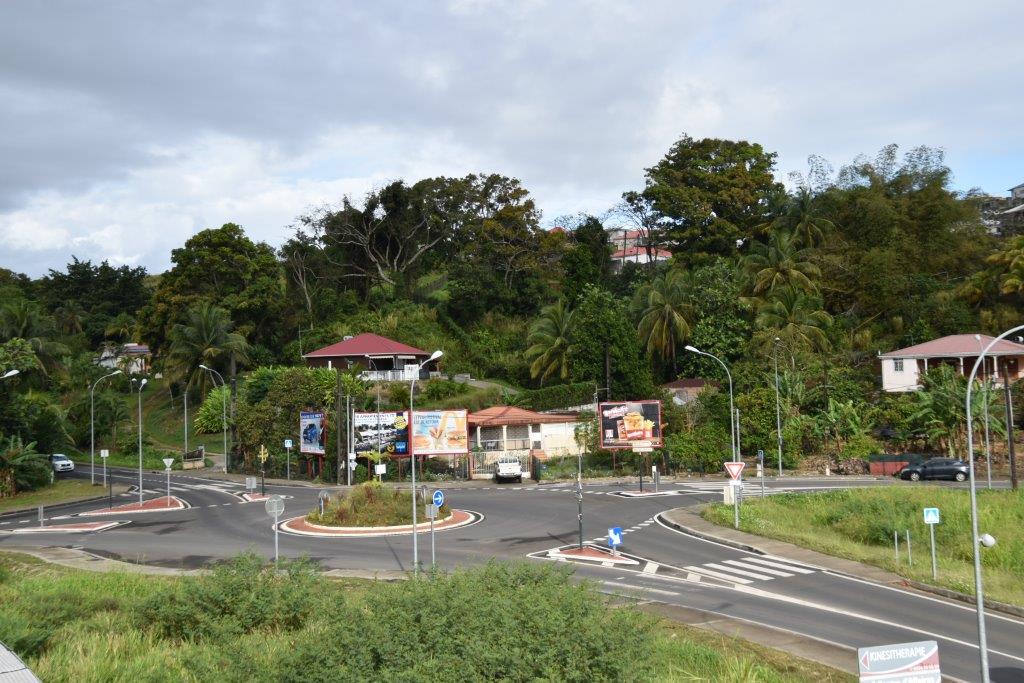 Giratoire de Colin à Petit-Bourg sur la RD1